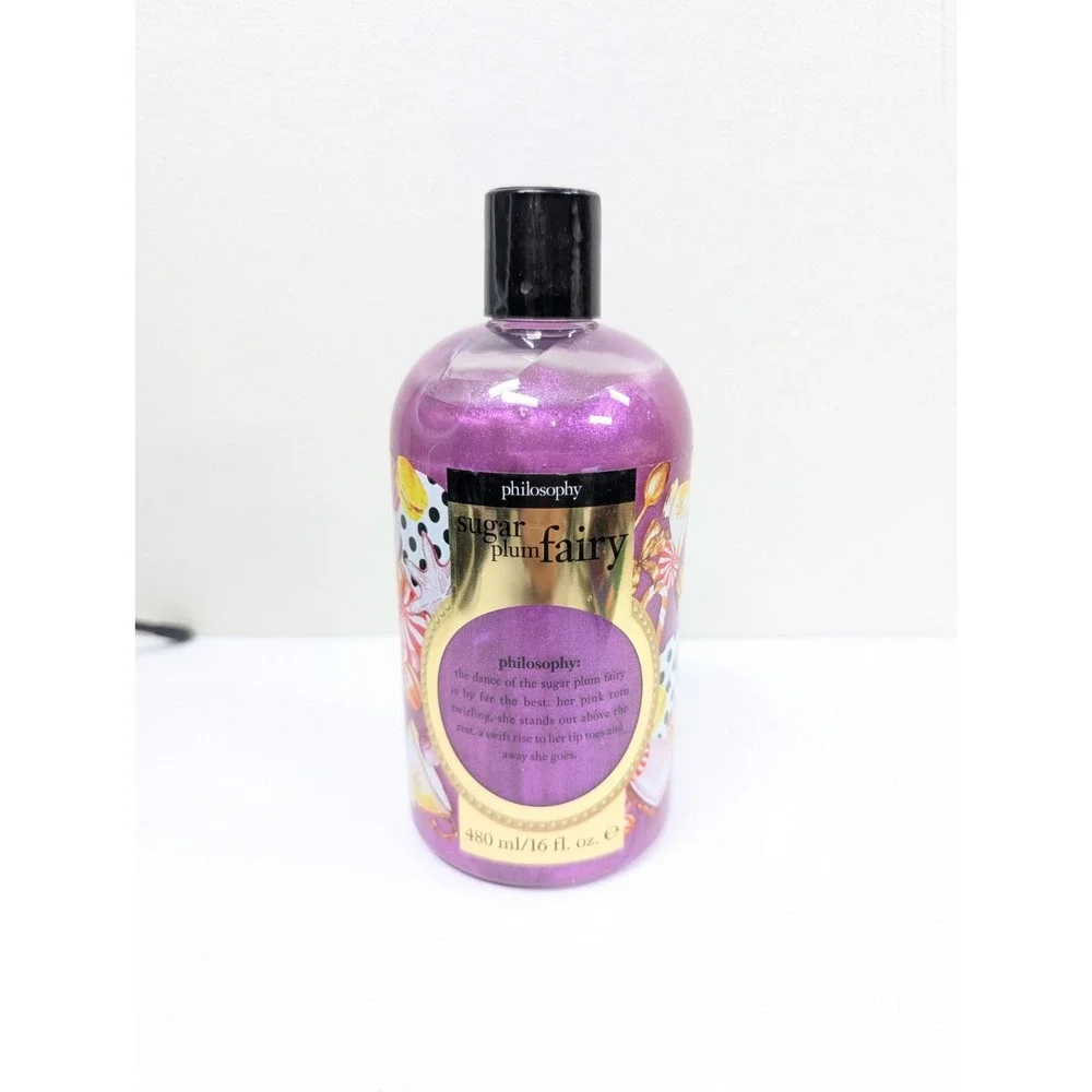 Philosophy Sugar Plum Fairy 3 in 1 Shampoo‎ Shower Gel Bubble Bath 16fl oz New